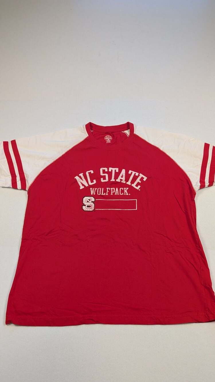NC State Wolfpack 2XL Rivalry Threads Graphic Ringer T-Shirt